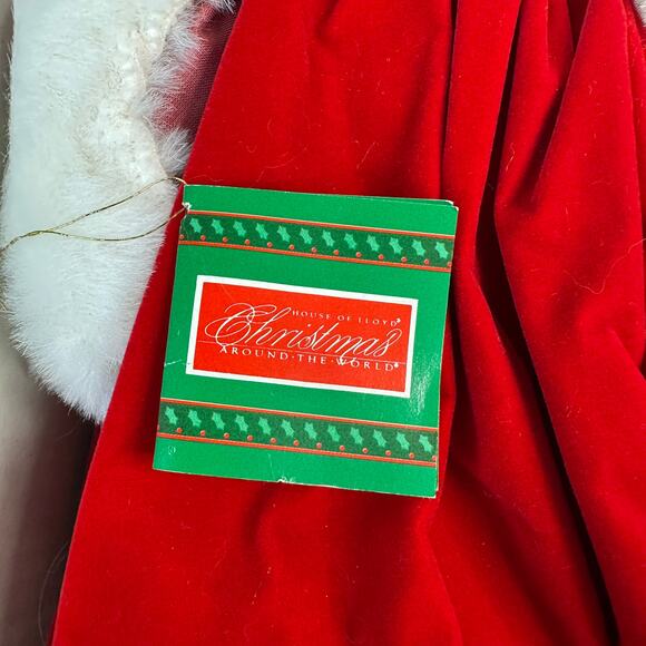 House Of Lloyd 1992 Christmas Around the World Alexandria Porcelain Doll Vintage - Picture 2 of 11